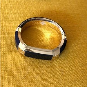 Tory Burch Fitbit Alta bracelet in Navy/Golden